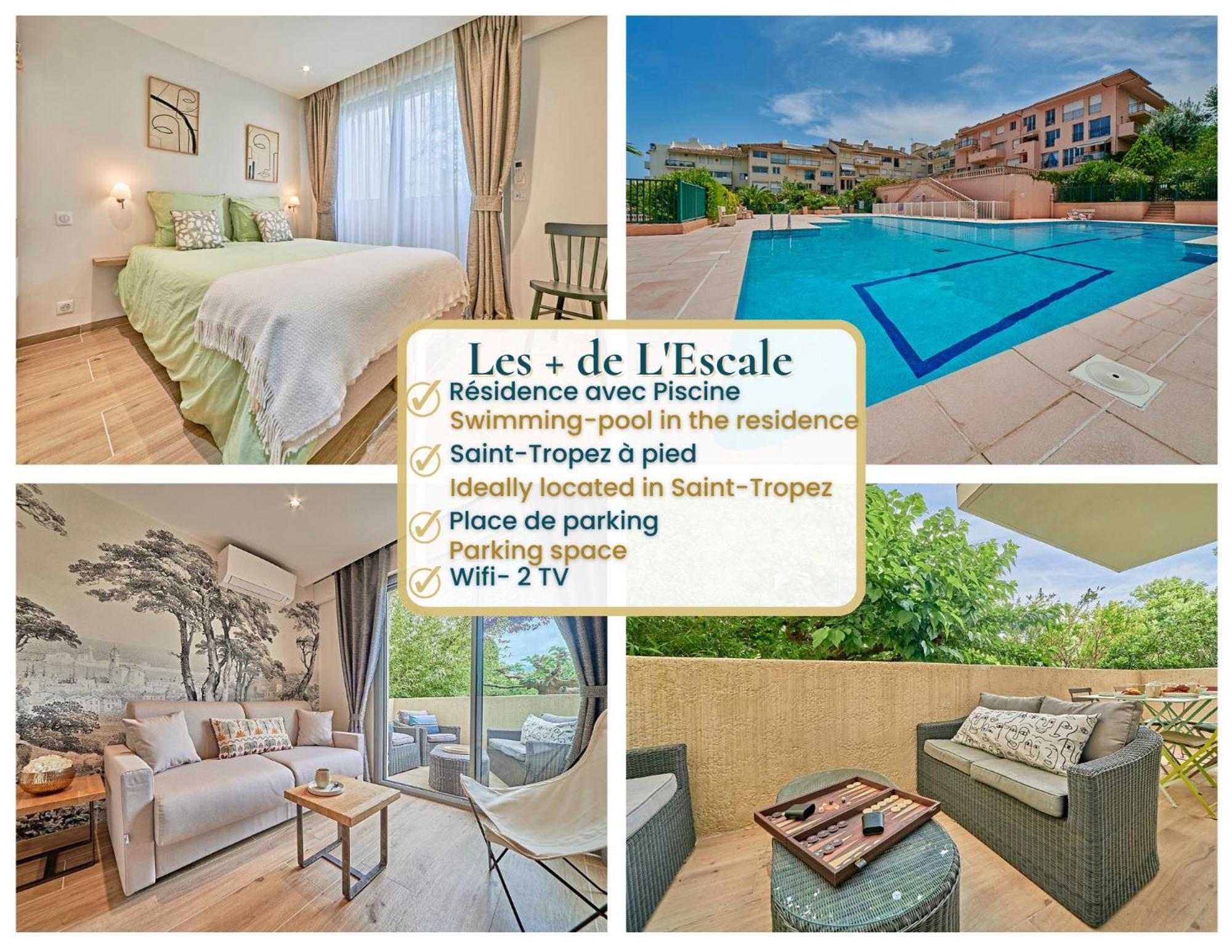 L'escale-appartement Saint-tropez-4 Personnes- Piscine-garage * Saint-Tropez